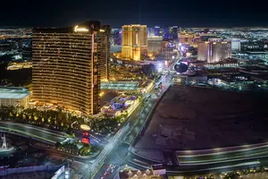 Best online casino NZ: Las Vegas Strip at night