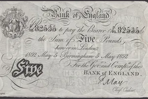Top online casino deposit: Old Bank of England five-pound note
