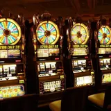 Pokie machines with lit wheels