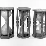 Three hourglasses