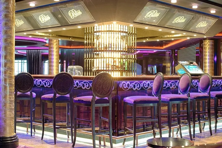 Neon casino sign above the entrance