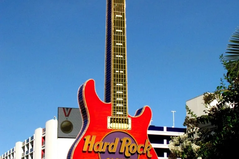 Hard Rock Casino sign, Biloxi