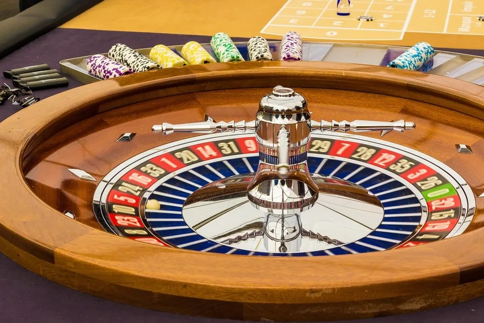 Gaming table between two rounds
